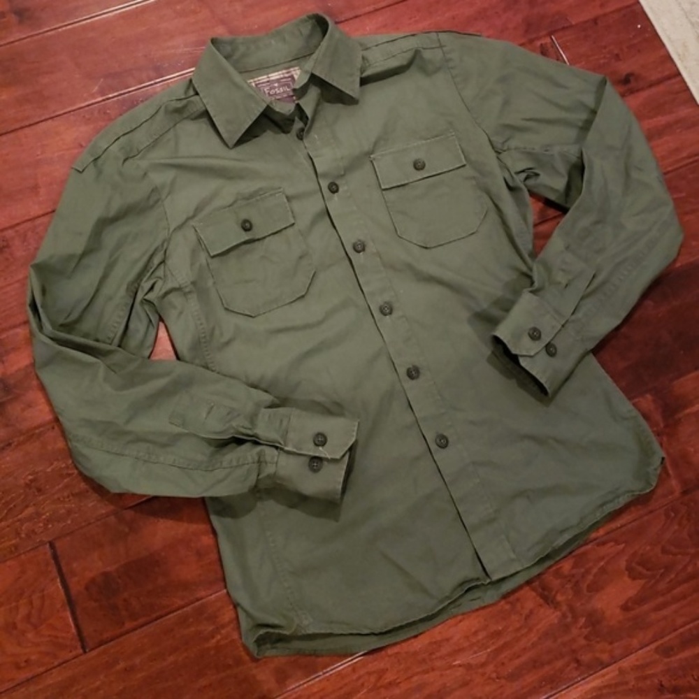 Fossil button down